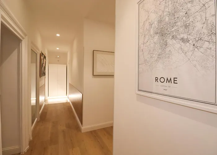 St Peter & Vatican Luxury - Boutique In Centre & Vatican - Ac, Wifi & Metro 5 Min بيت ضيافة 4*